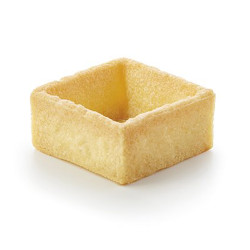 TARTALETA CUADRADA MTQ DULCE 70mm DIS284 1/96un